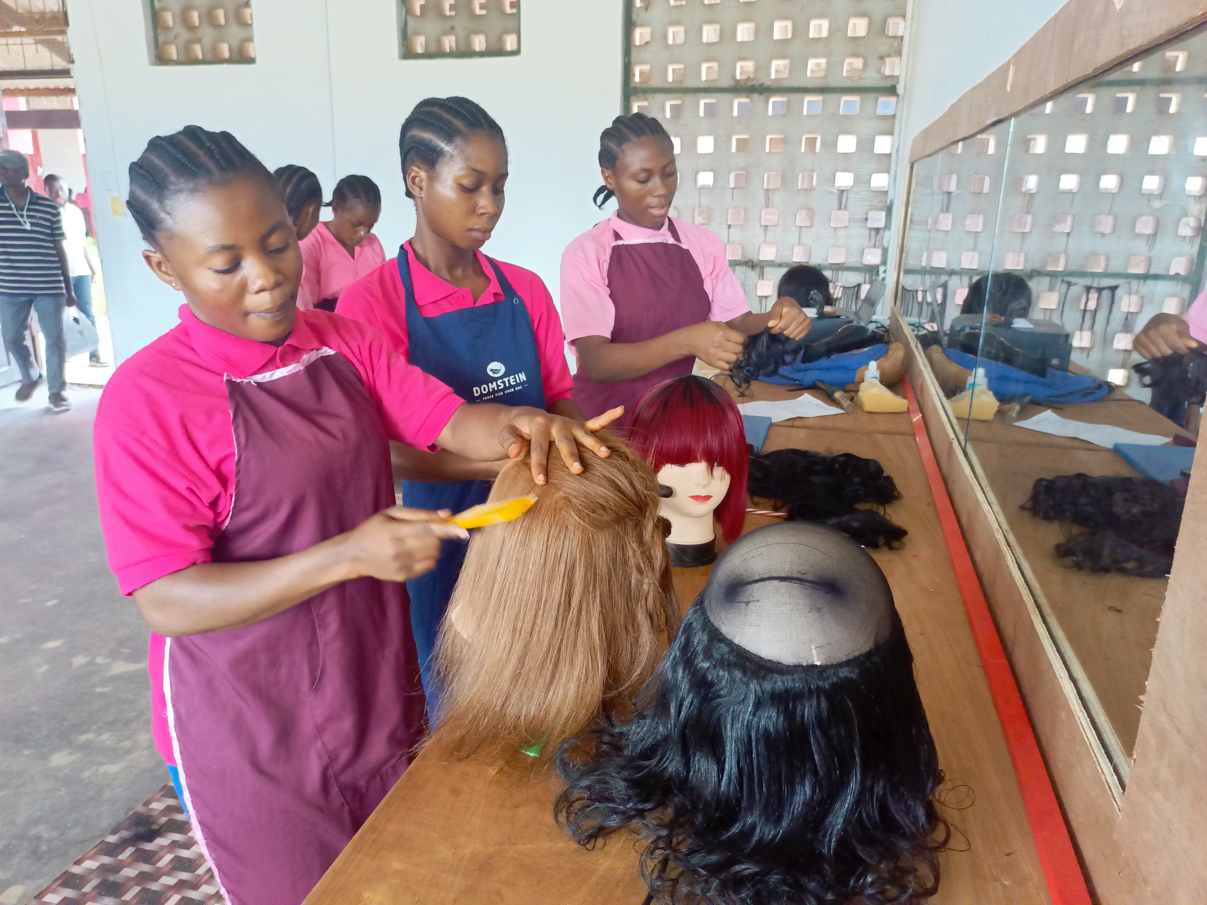 Home economics, tailoring, and catering training